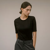 SITP5138 5-part Cotton T-shirt_Black