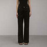 SIJN6074 Essential Bootcut Black Jeans_Black