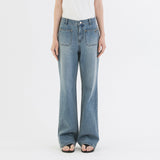 SIJN6096 Vintage Two-Pocket Essential Denim_Medium blue