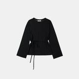 SIKN2149 String sheer Knit_Black