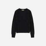 SIKN2175 Basic Round Neck Long Sleeve Knit_Black