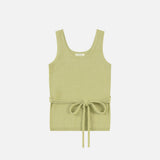 SIKN2179 Strap U-Neck Sleeveless Knit_Yellow Green