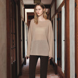 SIKN2194 Loose-Fit Natural Boatneck Knit_Beige