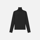 SIKN2205 Soft Slim Turtleneck Knit_Black