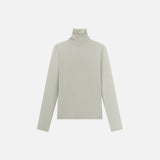 SIKN2205 Soft Slim Turtleneck Knit_Olive gray