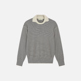 SIKN2207 Wool-Blend Preppy Striped Knit_Cream