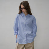 SITP5187 oversized multi ST shirt_Light blue