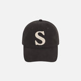 SIAC3103 Vintage Cotton Ball Cap_Charcoal
