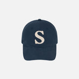 SIAC3103 Vintage Cotton Ball Cap_Navy