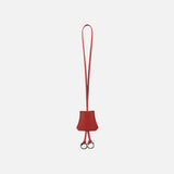 SIAC3106 Real Leather Neck Strap Keyring_Red