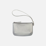SIAC3124 Loop Leather Mini Pouch_Silver