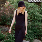 SIAC3129 Openwork Knit Bucket Hat_Black