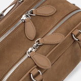 SIAC3144 Mini Puff Suede Bag_Camel