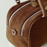 SIAC3144 Mini Puff Suede Bag_Camel