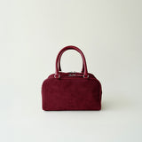 SIAC3144 Mini Puff Suede Bag_Wine