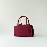 SIAC3144 Mini Puff Suede Bag_Wine