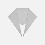 SIAC3149 Wool Knit Shawl Scarf_Light gray