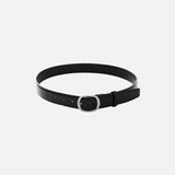 SIAC3154 Solid Buckle Belt_Black