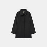 SIOT4152 High Neck Half Trench Coat_Charcoal