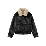 SIOT4173 Fake Mustard Bomber Jacket_Black