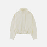 SIOT4191 High Neck Shirring Blouson_Cream