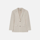 SIOT4195 Lounge Soft Blazer_Light Beige