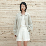 SIOT4196 Sheer Shirt Jacket_Olive