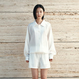 SIOT4196 Sheer Shirt Jacket_White