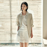 SIOT4196 Sheer Shirt Jacket_Olive