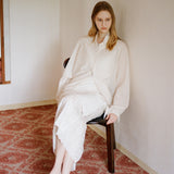SIOT4198 Sheer Wrinkle Blouson_Cream