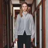 SIOT4198 Sheer Wrinkle Blouson_Light gray