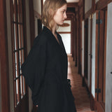 SIOT4199 Breeze Shirt Robe_Black
