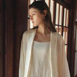 SIOT4199 Breeze Shirt Robe_Cream