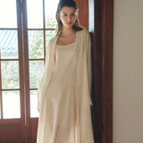 SIOT4199 Breeze Shirt Robe_Cream