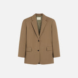 SIOT4200 Gentle Tailored Blazer_Camel brown