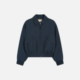 SIOT4212 Washed Bomber Jacket_Navy
