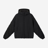 SIOT4216 Thinsulate Shirred Hooded Puffer_Black