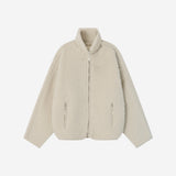 SIOT4220 Faux Shearling High-Neck Zip-Up_Cream