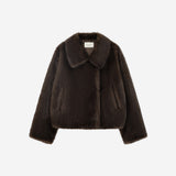 SIOT4222 Luster Vintage Fur Jacket_Brown