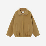SIOT4226 Handmade Minimal Blouson_Camel