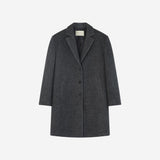 SIOT4229 Three-Button Half Coat_Charcoal