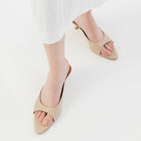 SIAC3078 Carmen Heritage Leather Mule_Skin beige