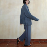 SIJN6107 Vintage Cotton Washed Pants_Pale Blue
