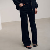 SIJN6074 Essential Bootcut Black Jeans_Black