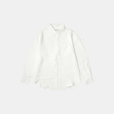 SITP5151 oversized lounge silky shirt_White