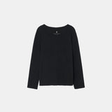 SITP5164 Round Neck Long Sleeve T-Shirt_Black