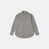 SITP5176 Loose Fit Classic Check Shirt_Black check