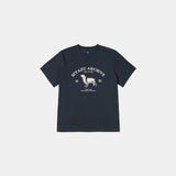 SITP5191 Archive Hound Printing Short Sleeve T-Shirt_Navy