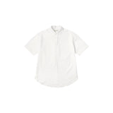 SITP5195 Point Collar Loose Fit Short Sleeve Shirt_White
