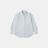 Loose Fit Seersucker Check Shirt